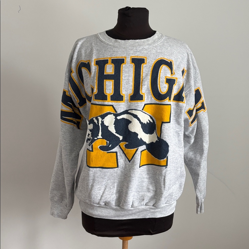 Vintage Michigan Sweatshirt Size XL L M S men women unisex spellout college